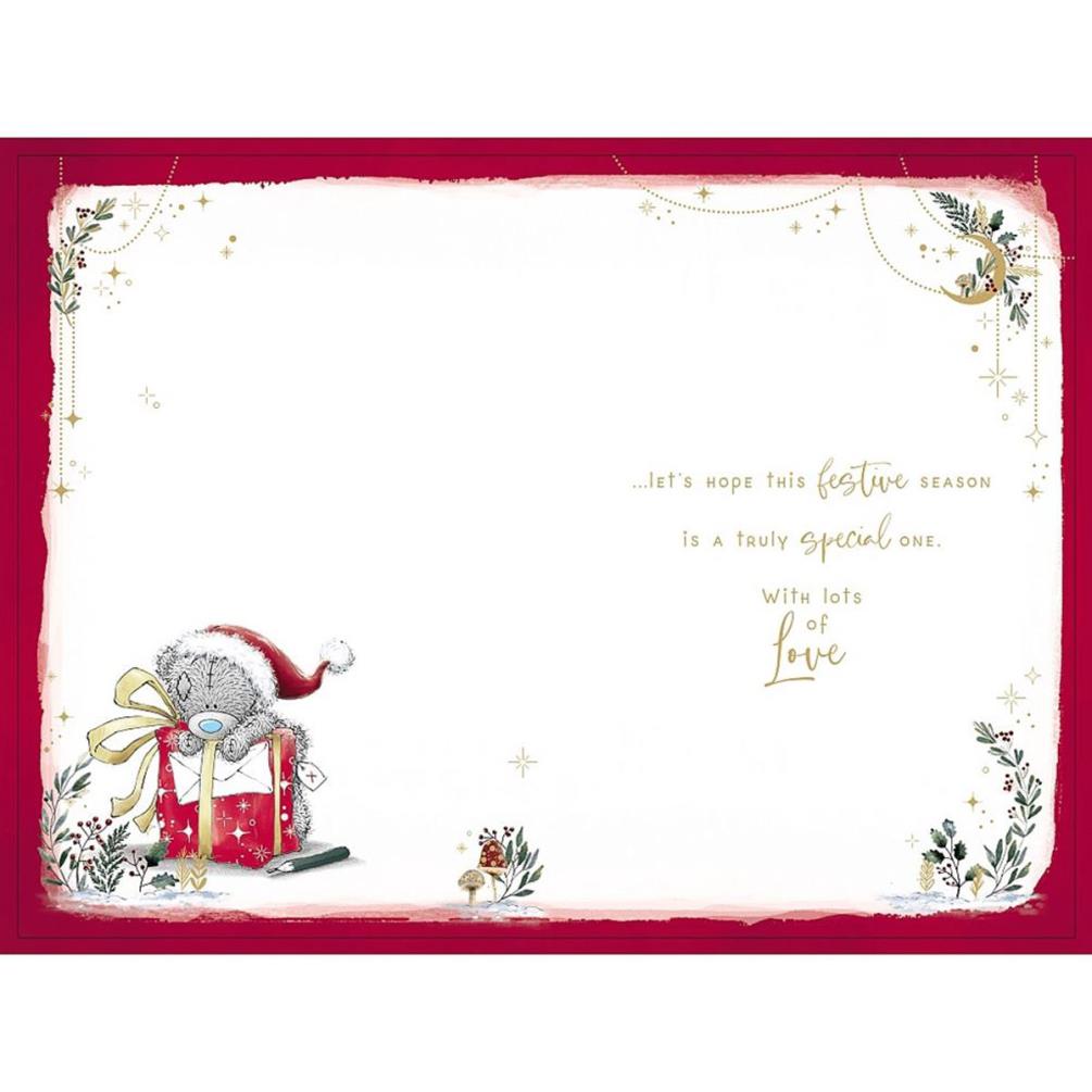 Daughter Verse Me to You Bear Christmas Card Extra Image 1